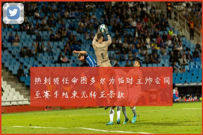 热刺将任命图多尔为临时主帅合同至赛季结束无转正条款